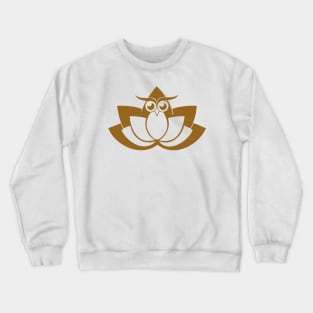 Lotus owl Crewneck Sweatshirt